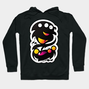 The black cartoon Hoodie